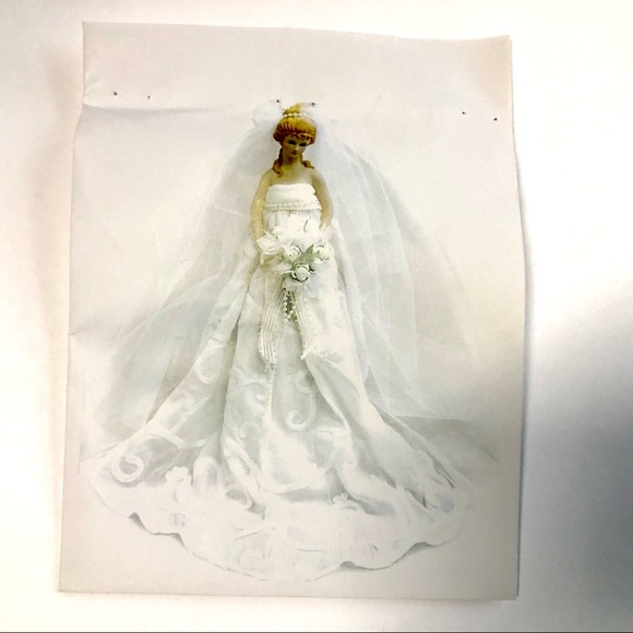 Vintage New Hand-Painted Porcelain Doll Head 1/2 Body, 7” H, Crafts, Needlework - Picture 7 of 8